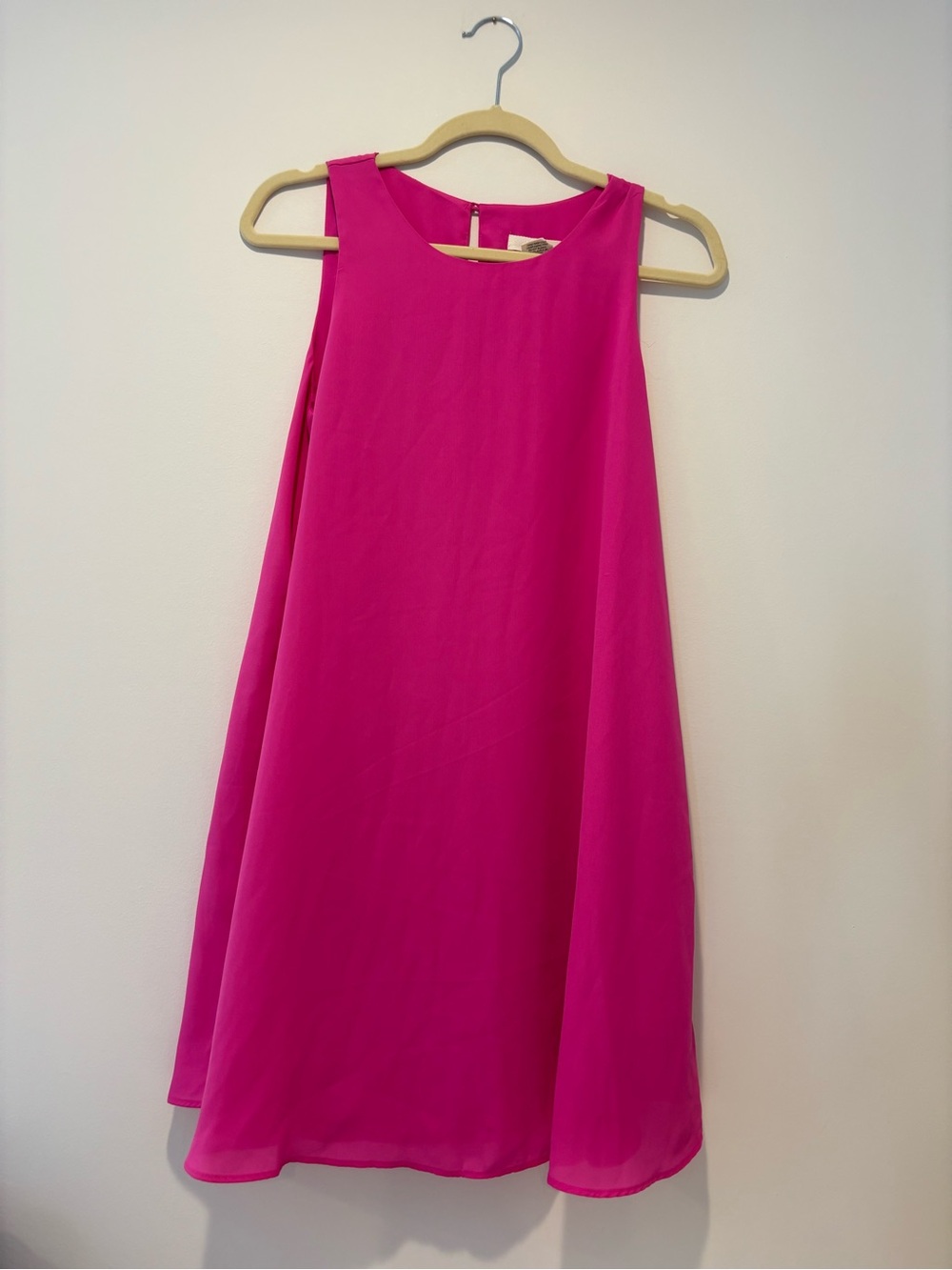 Sans Souci Vibrant Pink Sleeveless Mini Shift Dress